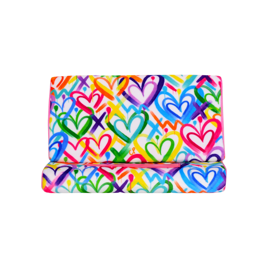 CP Hearts Tablet Pillow