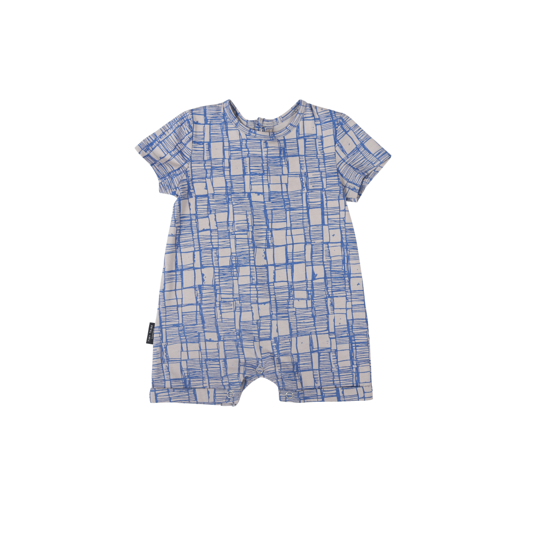 Sketched Checker Romper