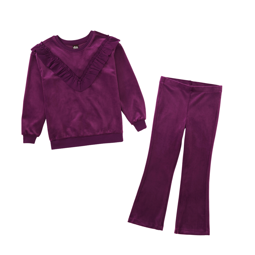 Cosmic Berry Velour Set