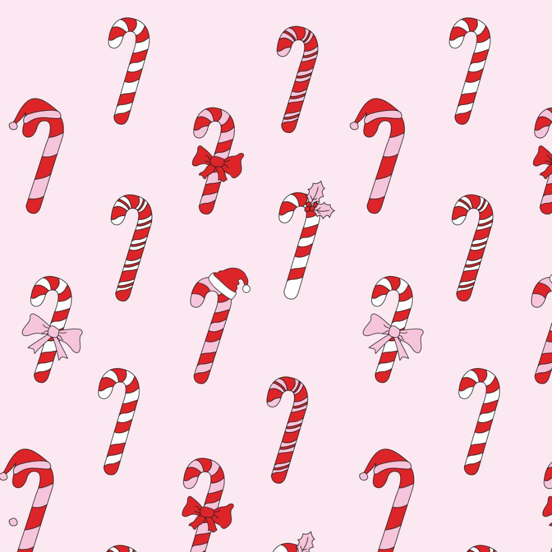 PINK CANDY CANES PJ