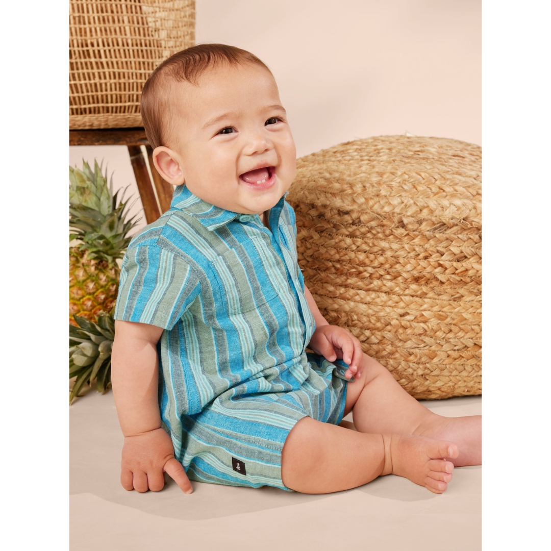 Bay Leaf Baby Romper