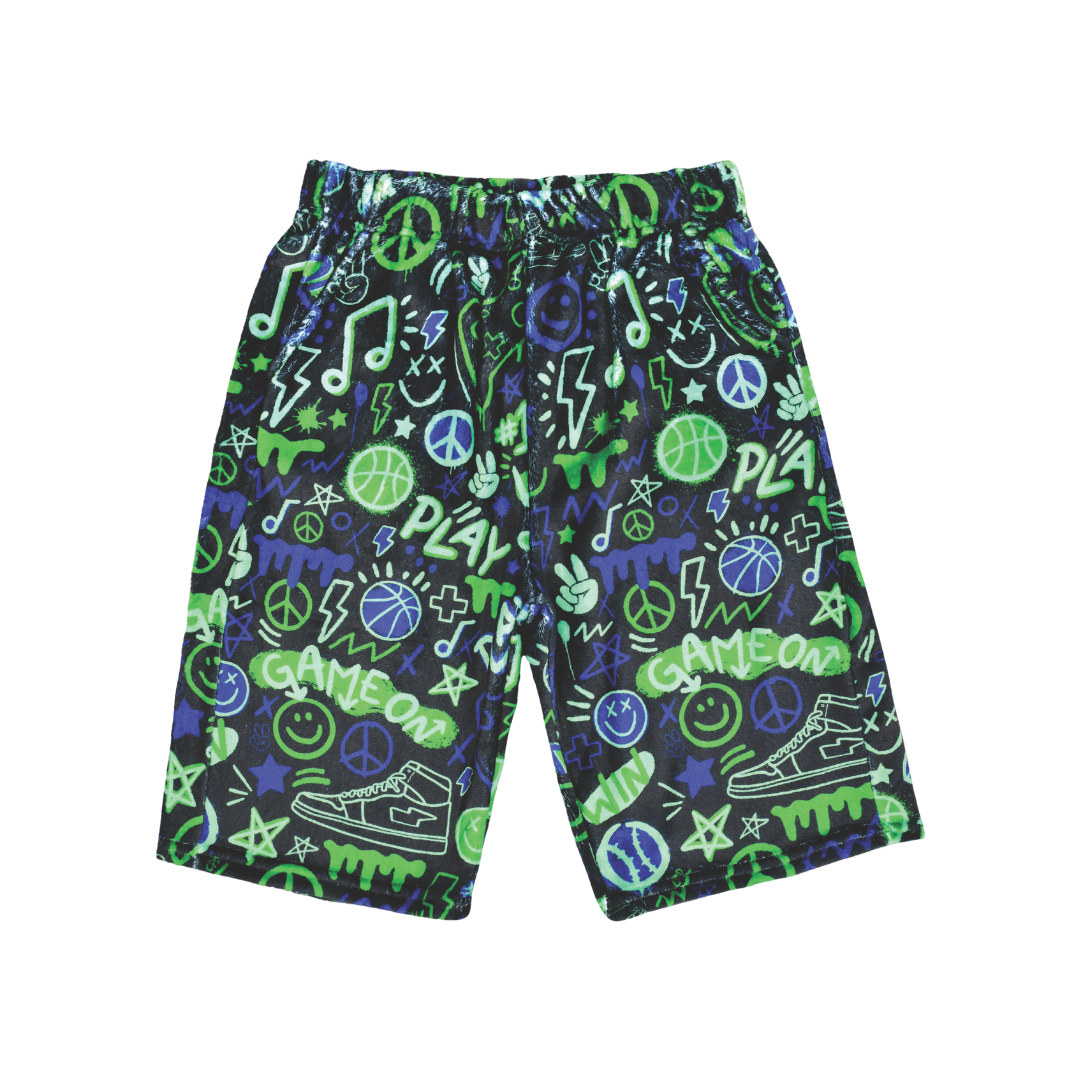 CP Graffiti Gamer Plush Shorts