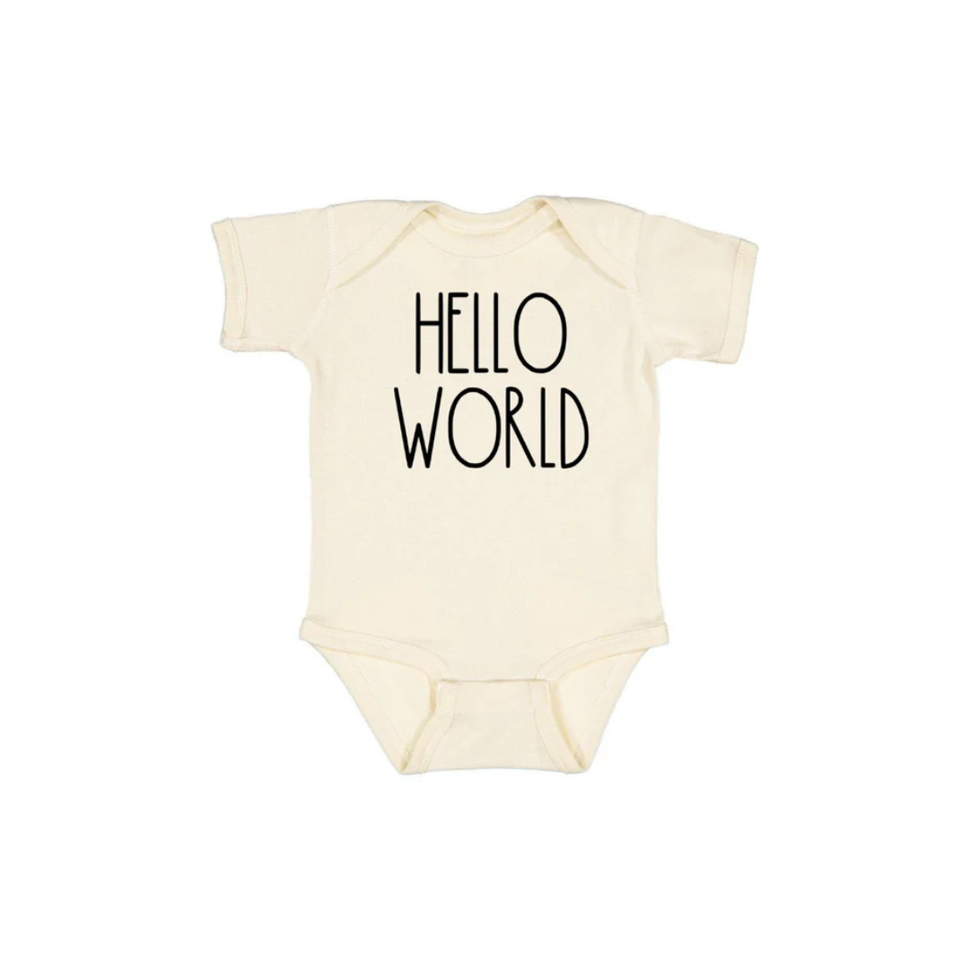 HELLO WORLD BODYSUIT