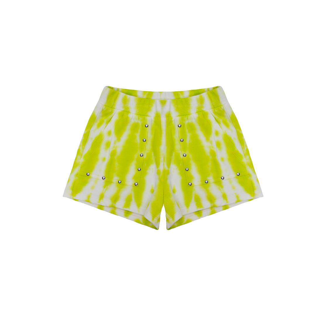 Tie Dye Lime Shorts