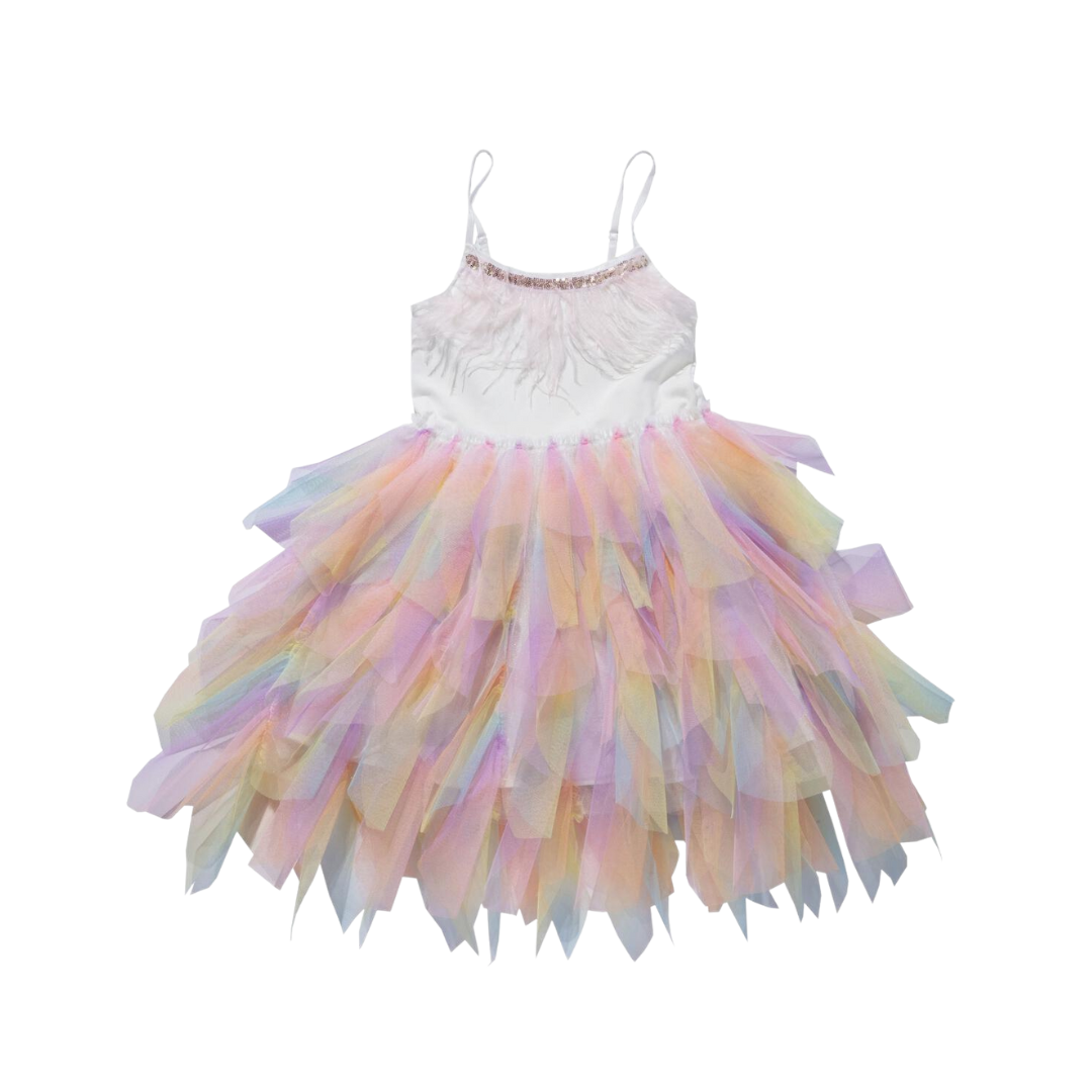 Fur Wave Tutu Dress