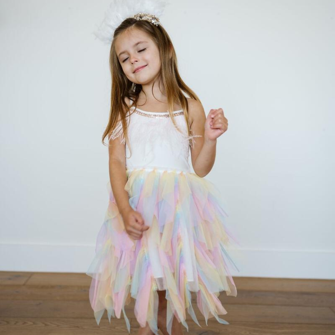 Fur Wave Tutu Dress