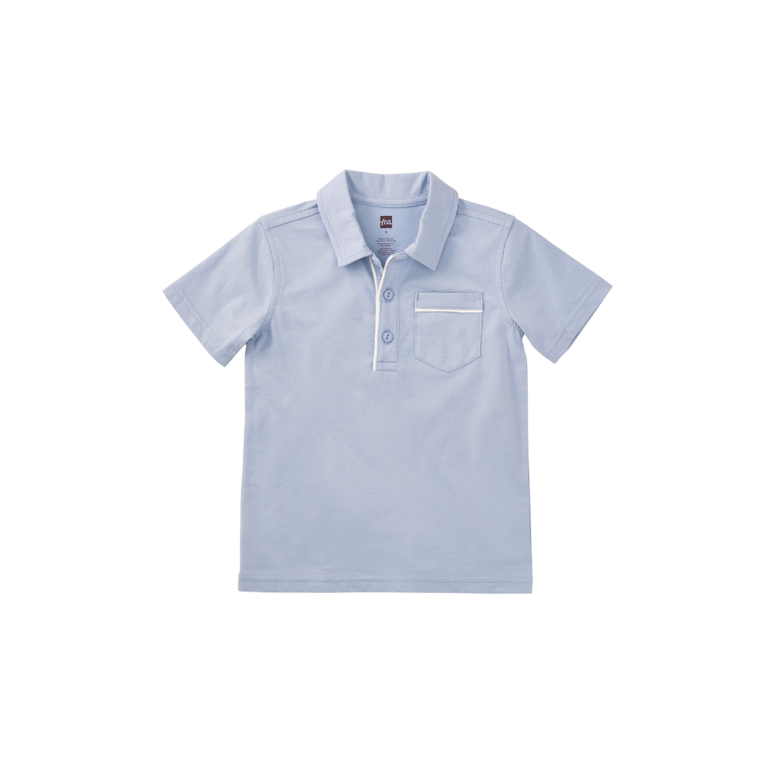 Blue Fog Piped Polo