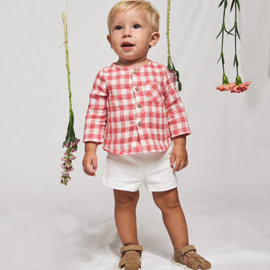 Red Vichy Boy Set