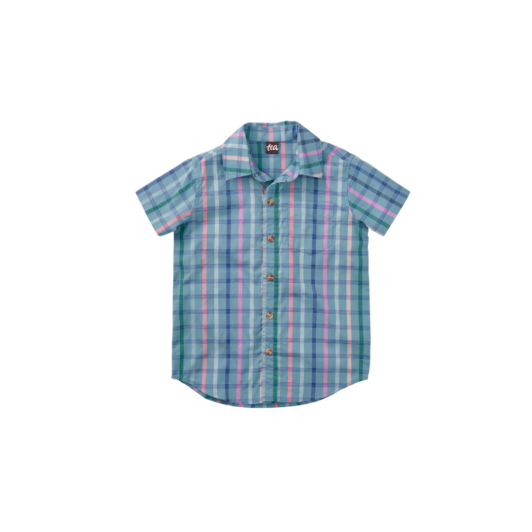 Pescadores Plaid Button Up Shirt